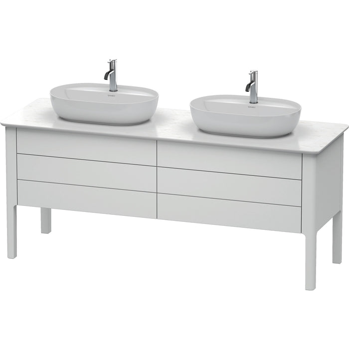 Duravit LU9567B3636 Luv Wall Mount Double Vanity Cabinet