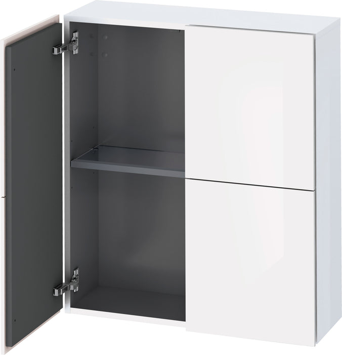 Duravit LC116708585 L-Cube Wall Mount Linen Cabinet