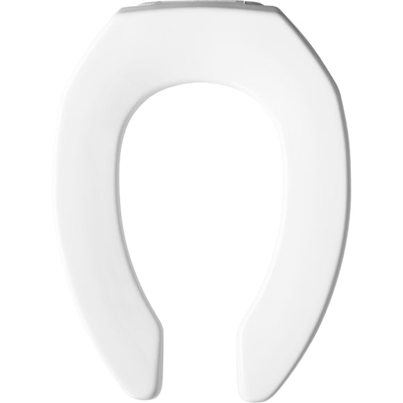 Bemis Elongated Bowl Open Front Toilet Seat Less Cover