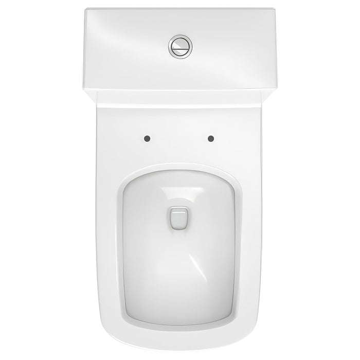 Duravit 2157010005 DuraStyle 1.32/0.92 GPF Dual Flush Elongated One Piece Toilet in White
