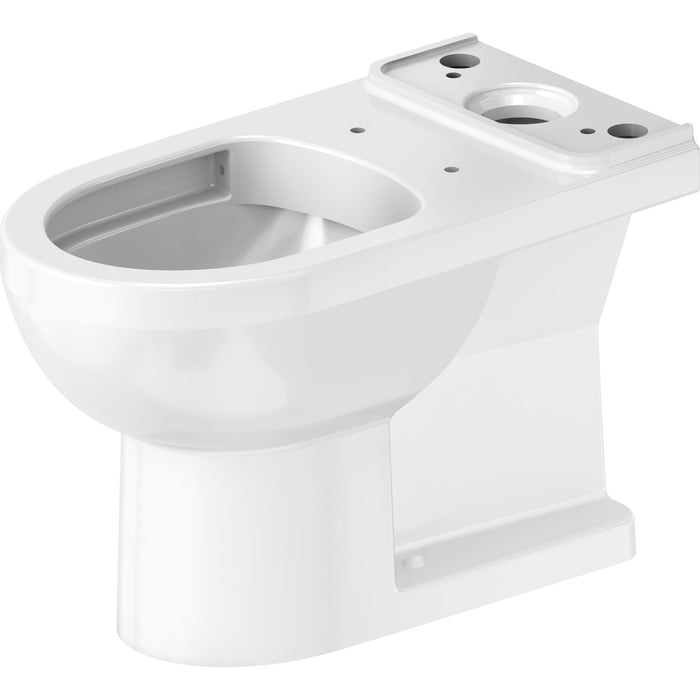 Duravit 2188010085 No.1 1.28 GPF Rimless Elongated Toilet Bowl in White