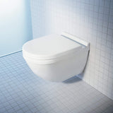 Duravit 2225090092 Starck 3 Wall-Mounted Toilet, Washdown Model, Bowl Only