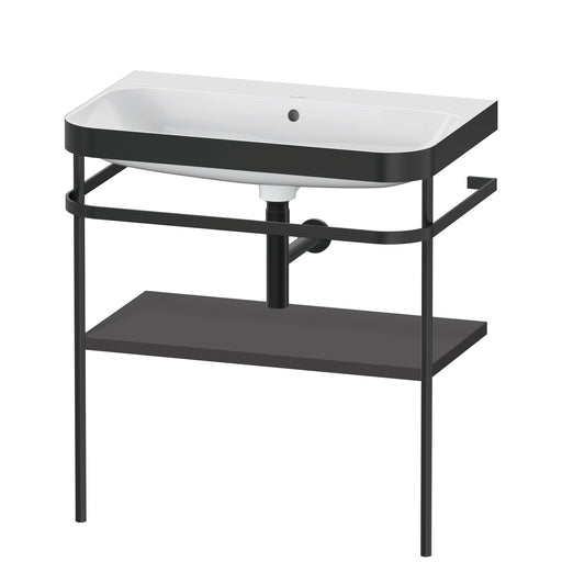 Duravit HP4737N8080 Happy D.2 Plus C-Bonded Vanity Kit Graphite