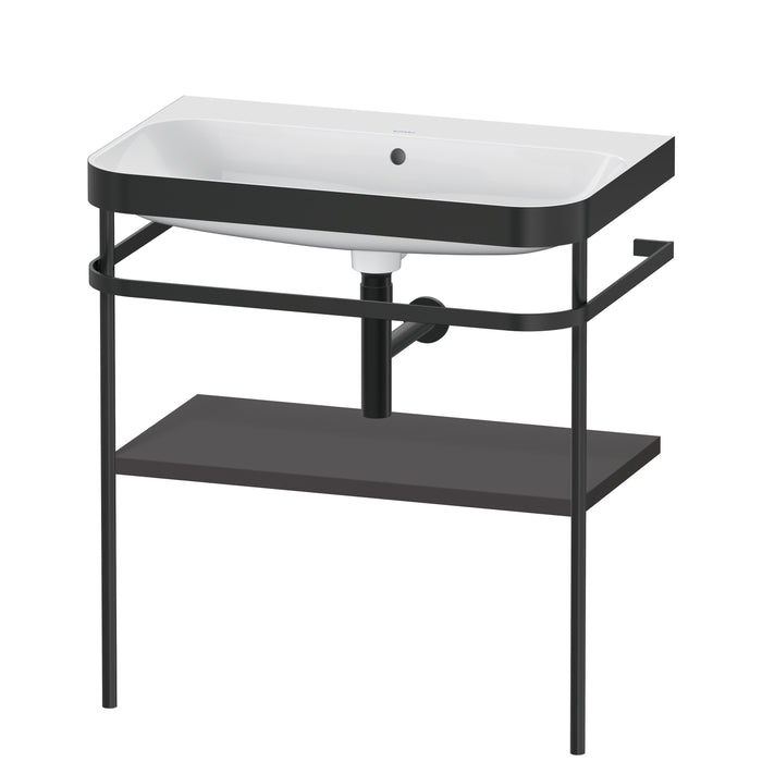 Duravit HP4737N8080 Happy D.2 Plus C-Bonded Vanity Kit Graphite