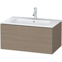 Duravit LC614103535 L-Cube One Drawer Wall-Mount Vanity Unit Oak Terra