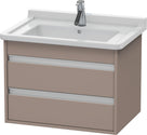 Duravit KT664304343 Ketho Wall-Mount Vanity Unit Basalt