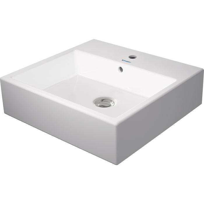 Duravit 2350500000 Vero 19 5/8" Rectangular Wall Mounted Bathroom Sink with 1 Hole