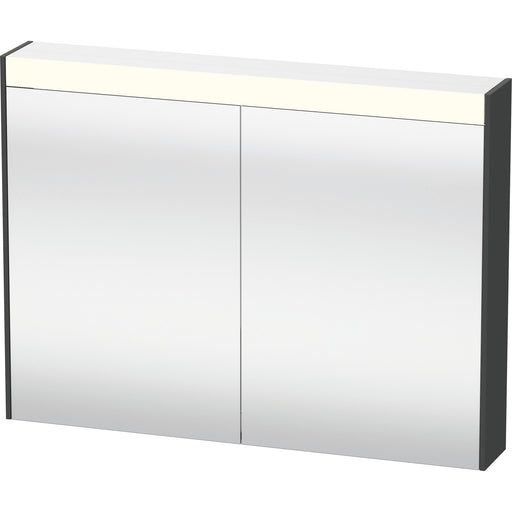 Duravit BR7102049496000 Brioso Mirror Cabinet with Lighting Graphite