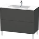 Duravit LC662704949 L-Cube Wall Mount Vanity Cabinet