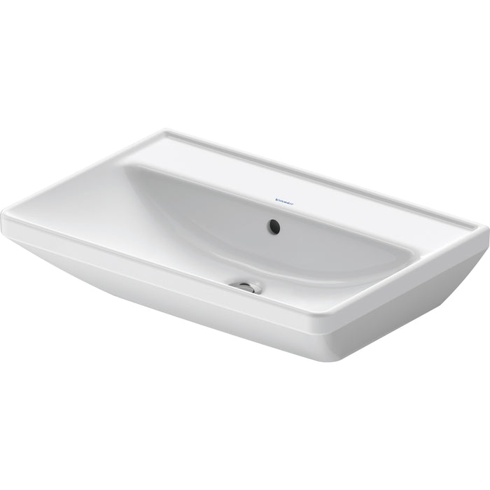 Duravit 23666500601 D-Neo Wall-Mount Bathroom Sink with WonderGliss