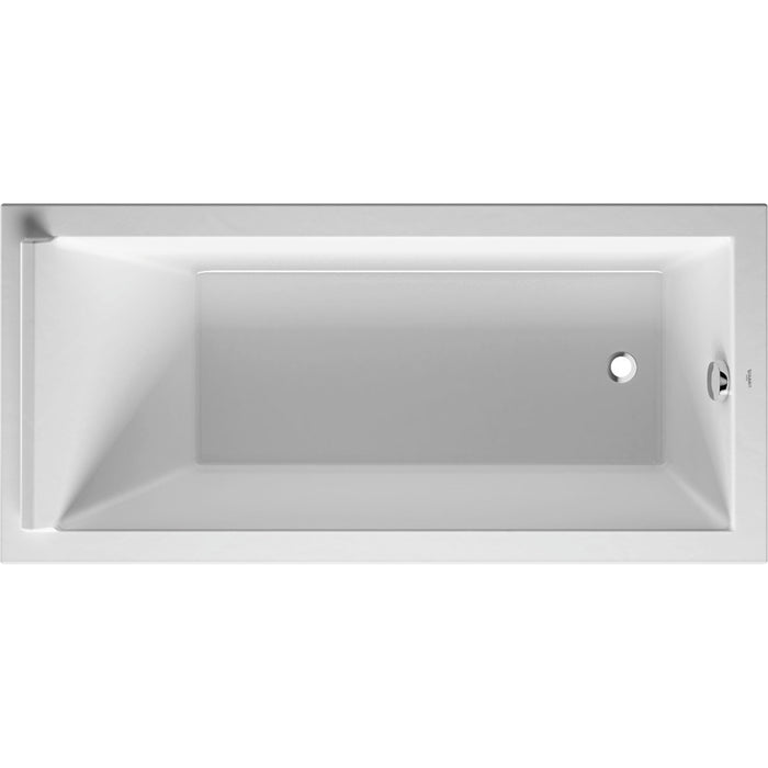 Duravit 700336000000090 Starck Drop-in Bathtub with Reversible Drain