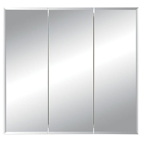 Rangaire Jensen 255030 Horizon Recess Mount 3-Door Mirrored Bathroom Medicine Cabinet 30"x28"