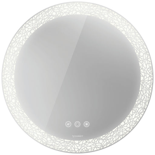 Duravit HP7485S00006000 Happy D.2 Plus Icon Version Mirror with Lighting White