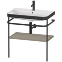 Duravit HP4737O9292 Happy D.2 Plus C-Bonded Vanity Kit Stone Gray