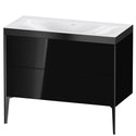 Duravit XV4711NB240P XViu C-Bonded Floorstanding Vanity Kit Black