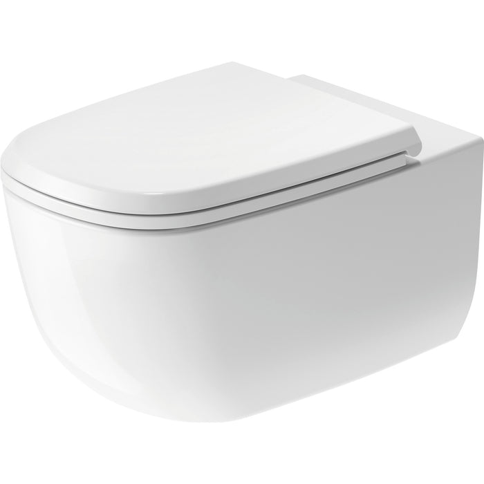 Duravit 259809AF92 Aurena Dual Flush Round Wall Mounted Toilet