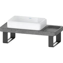 Duravit D4800600 Qatego 39 3/8" Console Bathroom Sink and Lavica Stone