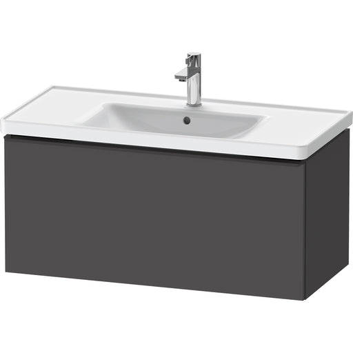Duravit DE42560BD490000 D-Neo Wall-Mount Vanity Unit Graphite Matte