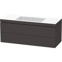 Duravit LC6929N8080 L-Cube Wall Mount C-Bonded Vanity