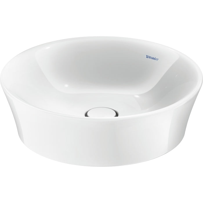 Duravit 2365500070 White Tulip Round Vessel Bathroom Sink