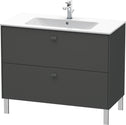 Duravit BR440304949 Brioso Wall Mount Vanity Cabinet