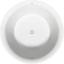 Duravit 700470000000090 White Tulip Round Freestanding Bathtub Acrylic