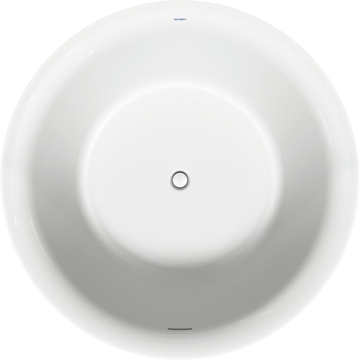 Duravit 700470000000090 White Tulip Round Freestanding Bathtub Acrylic