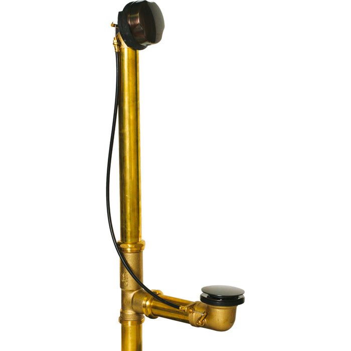 Duravit 792826040000090 Brass 31" Cable Bathtub Drain