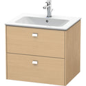 Duravit BR410101030 Brioso Wall-Mount Vanity Unit Natural Oak