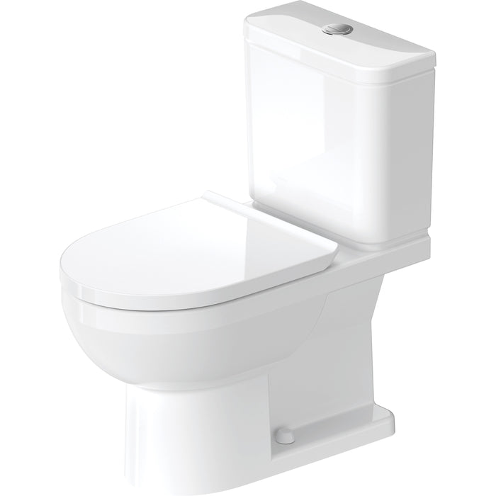 Duravit D4061420 No.1 Dual Flush Rimless Elongated Two Piece Toilet