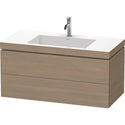 Duravit LC6928O3535 L-Cube C-Bonded Wall-Mount Vanity Kit Oak Terra