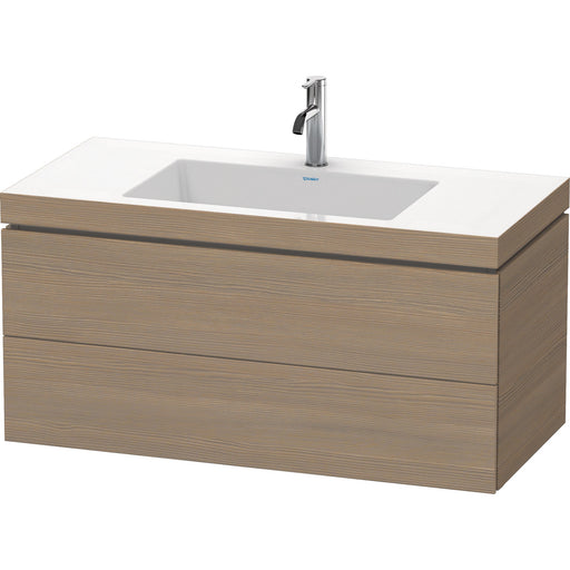 Duravit LC6928O3535 L-Cube C-Bonded Wall-Mount Vanity Kit Oak Terra