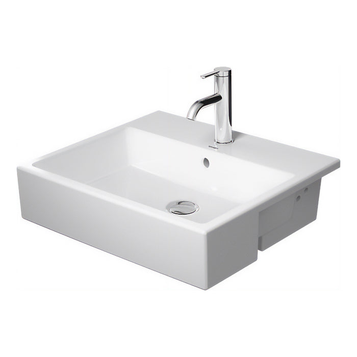 Duravit 03825500301 Vero Air Semi-Recessed Bathroom Sink with WonderGliss