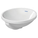 Duravit 0468400000 Architec Round Undermount Bathroom Sink with Overflow