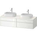 Duravit ZE4825B64840000 Zencha Wall Mount Double Vanity Cabinet