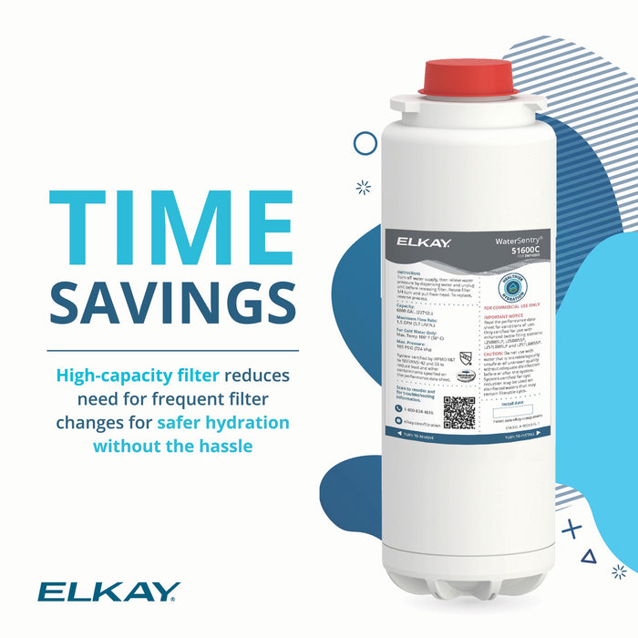 Elkay 51600C WaterSentry High Capacity Replacement Filter