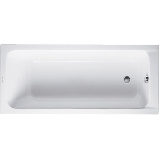Duravit 700096000000090 D-Code x Drop-in Bathtub with Reversible Drain