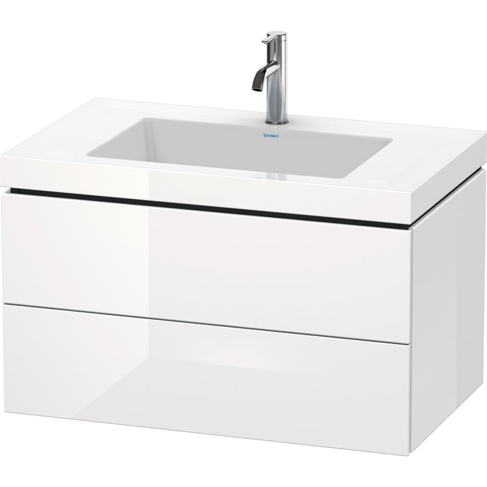 Duravit LC6927O2222 L-Cube Wall Mount C-Bonded Vanity