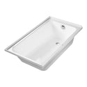 Duravit 700405000000090 D-Code 60" x 32" Drop-in Bathtub 