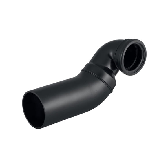 Geberit HDPE Connector Pipe with Offset for Right Hand Horizontal Waste Fittings