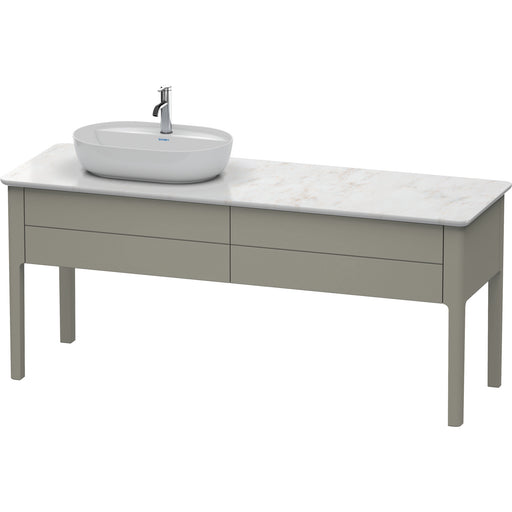 Duravit LU9563L9292 Luv Floorstanding Vanity Unit Stone Gray