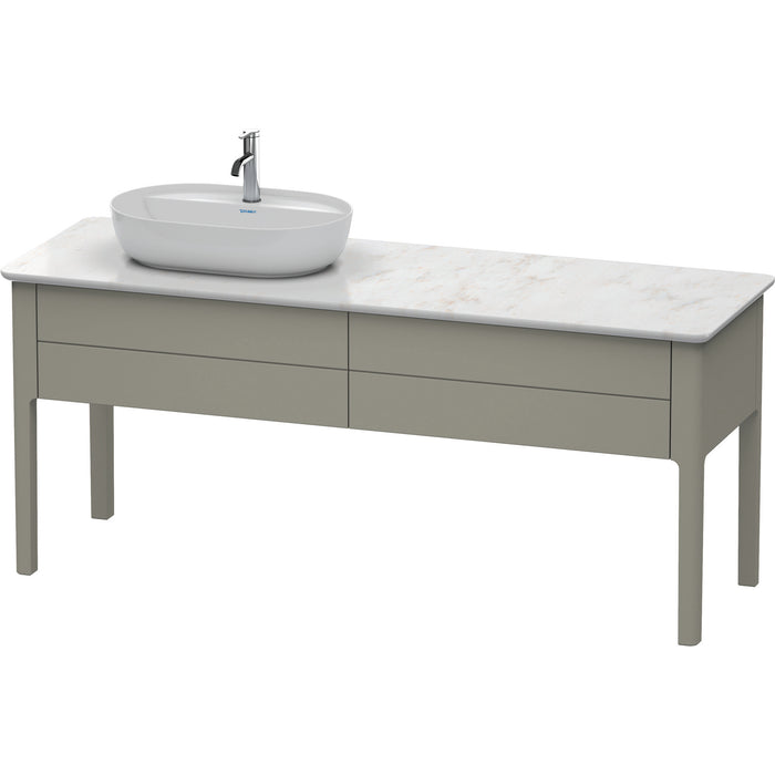 Duravit LU9563L9292 Luv Floorstanding Vanity Unit Stone Gray