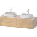 Duravit ZE4825B30830000 Zencha Wall Mount Double Vanity Cabinet