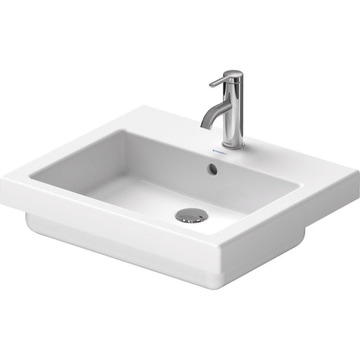 Duravit 03155500301 Vero Drop-in Bathroom Sink White with WonderGliss