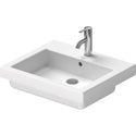 Duravit 03155500001 Vero Drop-in Bathroom Sink White with WonderGliss