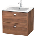 Duravit BR410101079 Brioso Wall-Mount Vanity Unit Walnut