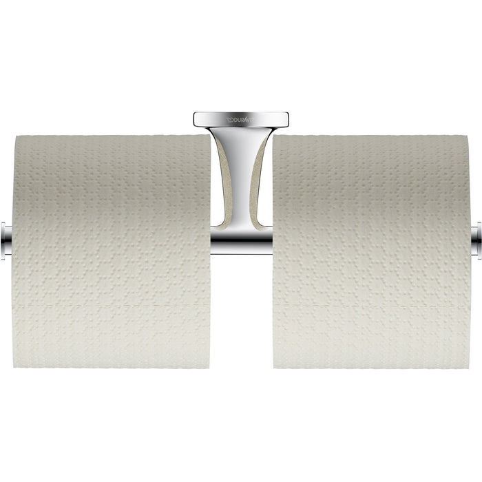 Duravit 0099381000 Starck T Double Roll Toilet Paper Holder