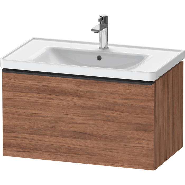 Duravit DE42550BD790000 D-Neo Wall-Mount Vanity Unit Natural Walnut