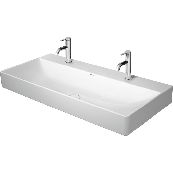 Duravit 2353100043 DuraSquare 39 3/8" Wall Mounted Bathroom Sink