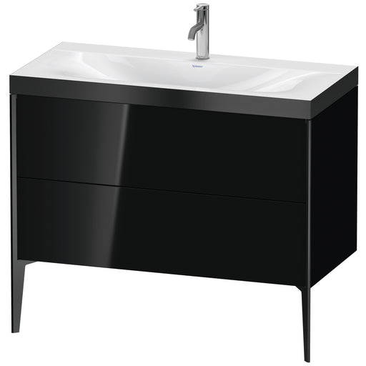 Duravit XV4711OB240P XViu C-Bonded Floorstanding Vanity Kit Black